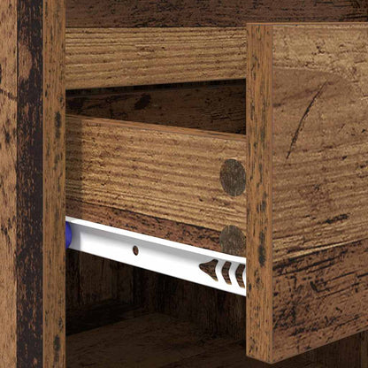 Mobile per scarpe con cassetto Legno vecchio 102 x 36 x 60 cm