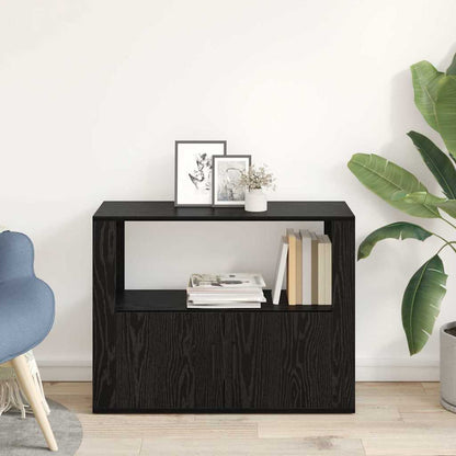 Credenza Rovere nero 80 x 30 x 60 cm Legno multistrato