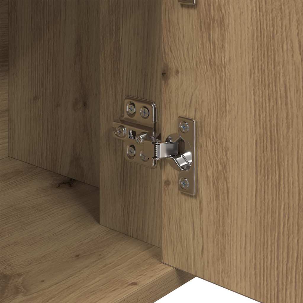 Credenza rovere artigianale 30 x 80 x 90 cm Legno multistrato