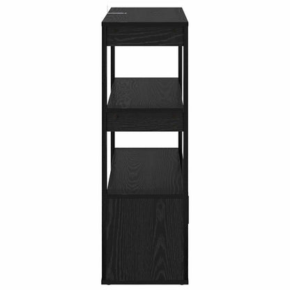 Credenza Rovere nero 30 x 80 x 90 cm Legno multistrato