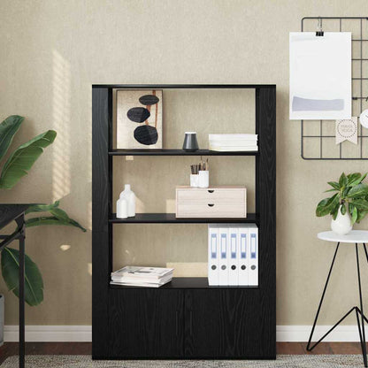 Credenza Rovere nero 30 x 80 x 119.5 cm Legno multistrato