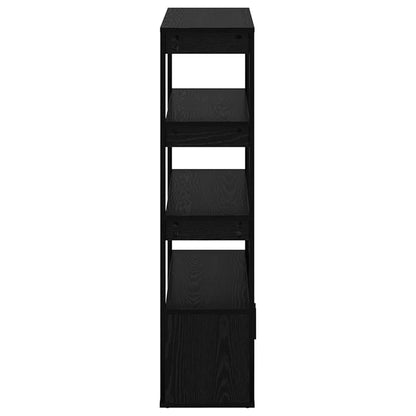 Credenza Rovere nero 30 x 80 x 119.5 cm Legno multistrato