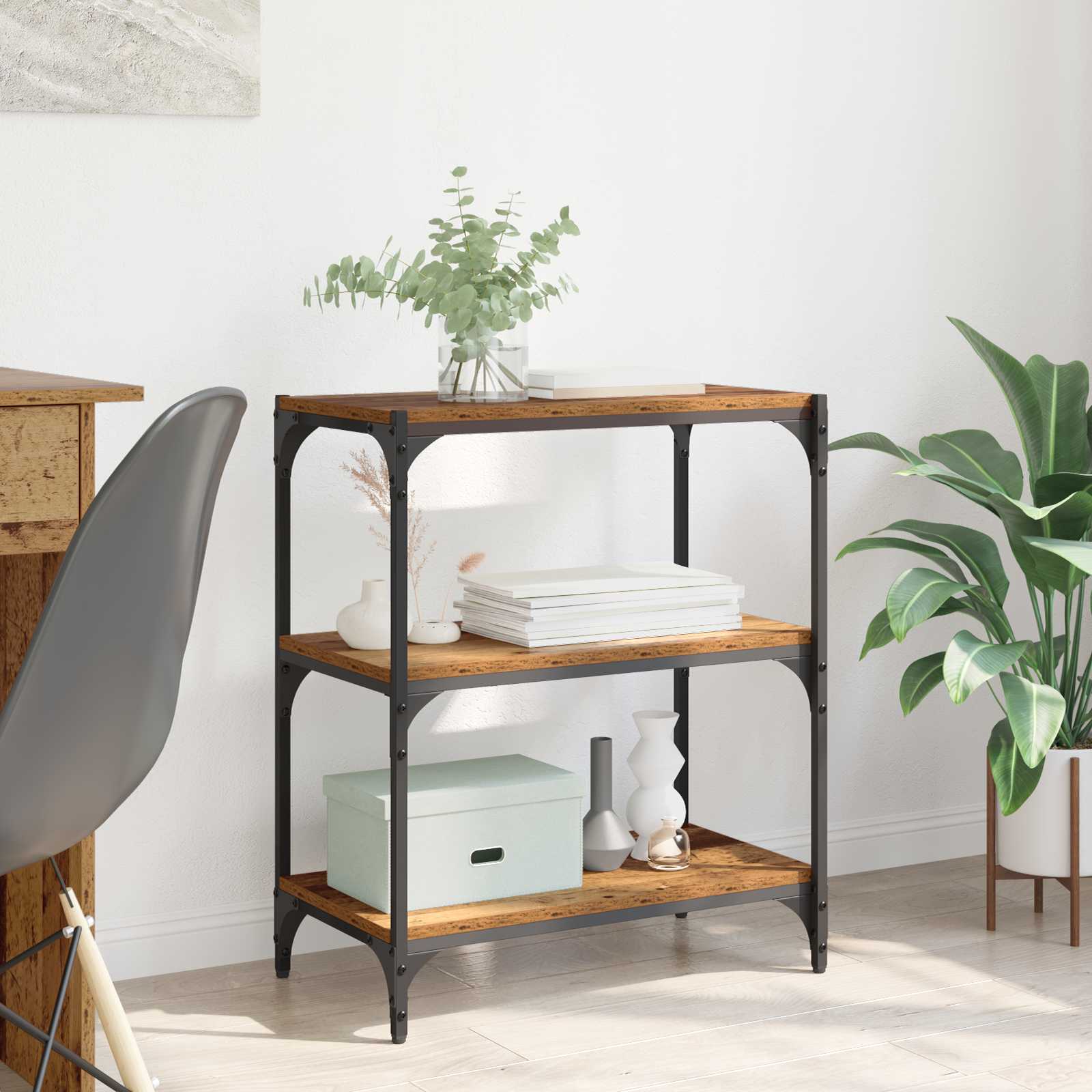 Armadio per Libri Legno vecchio 60 x 33 x 70,5 cm | homemem39