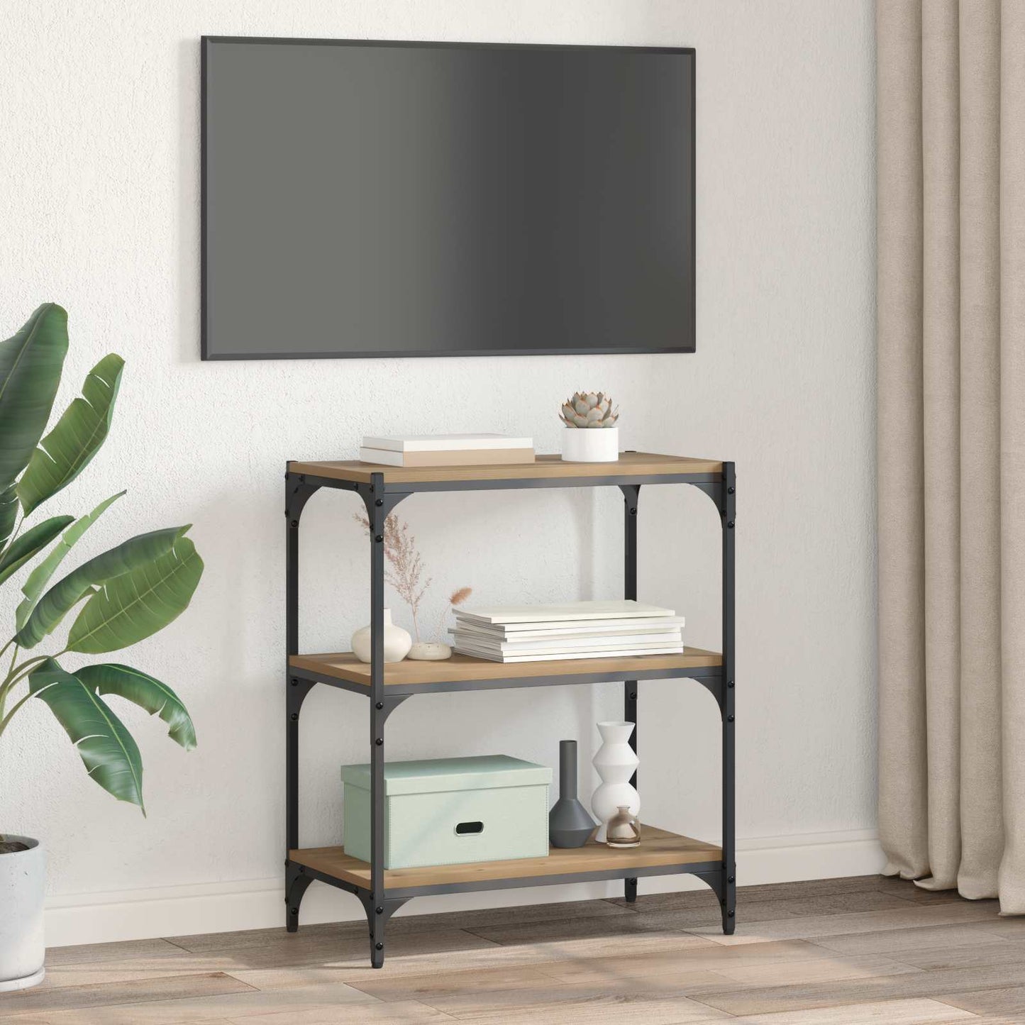 Armadio per Libri 3 livelli 60 x 33 x 70,5 cm | homemem39