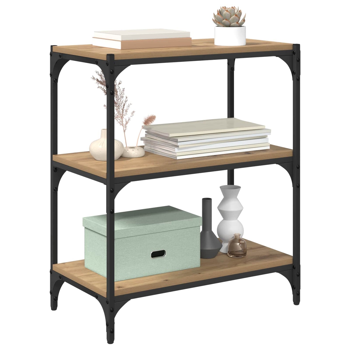 Armadio per Libri 3 livelli 60 x 33 x 70,5 cm | homemem39