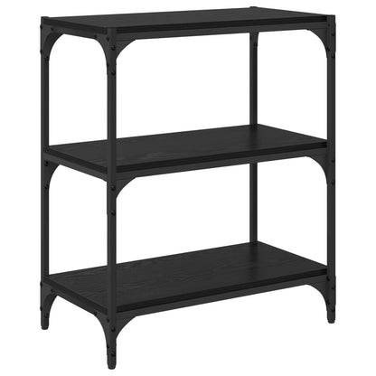 Armadio per Libri Rovere nero 60 x 33 x 70,5 cm | homemem39