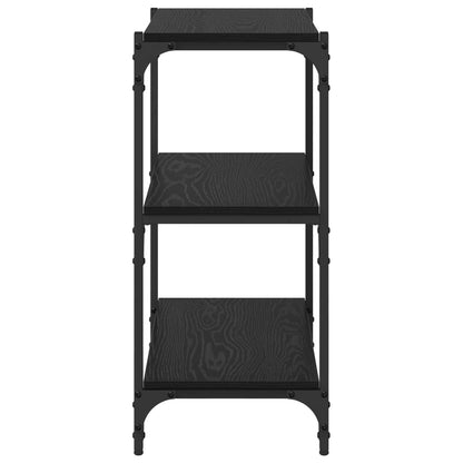 Armadio per Libri Rovere nero 60 x 33 x 70,5 cm | homemem39
