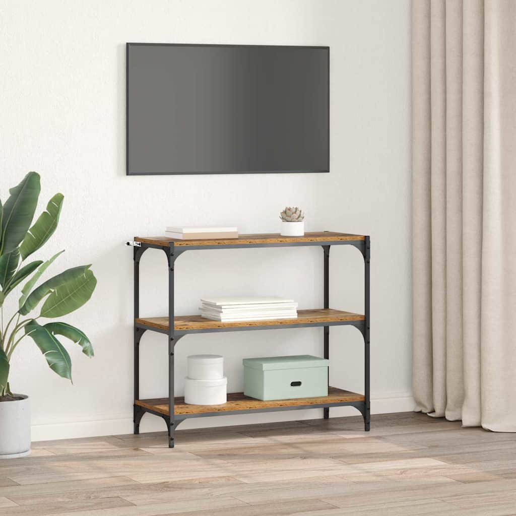 Armadio per Libri Legno vecchio 80 x 33 x 70,5 cm