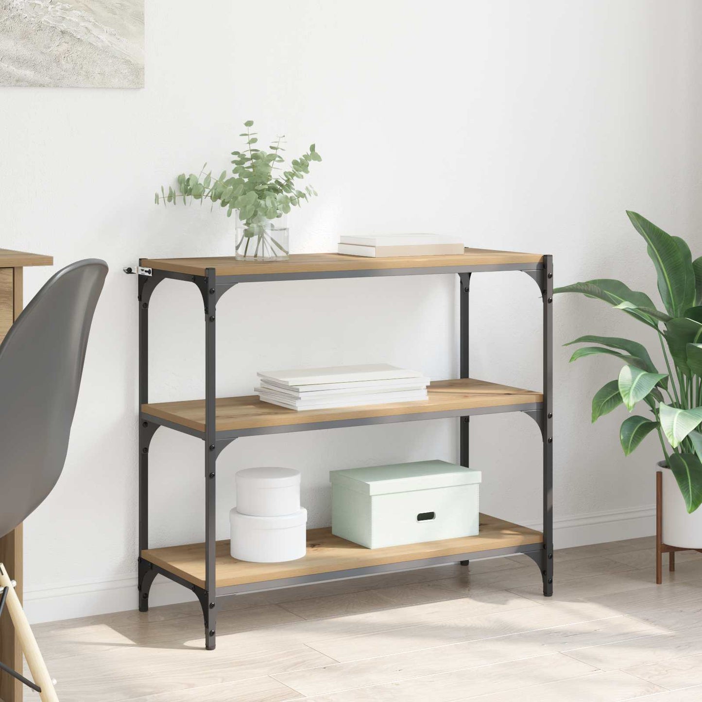 Armadio per Libri 3 livelli 80 x 33 x 70,5 cm | homemem39