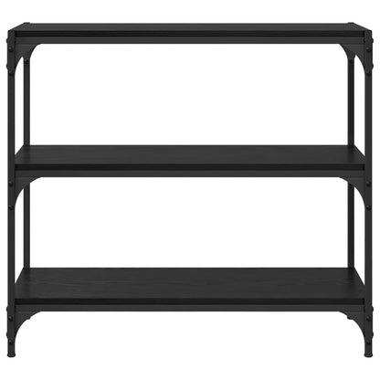 Armadio per Libri Rovere Nero 80 x 33 x 70,5 cm | homemem39