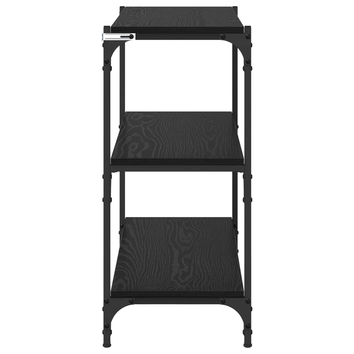 Armadio per Libri Rovere Nero 80 x 33 x 70,5 cm | homemem39