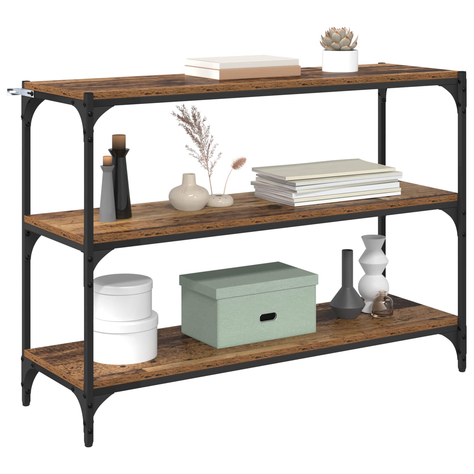 Armadio per Libri Legno vecchio 100 x 33 x 70,5 cm | homemem39