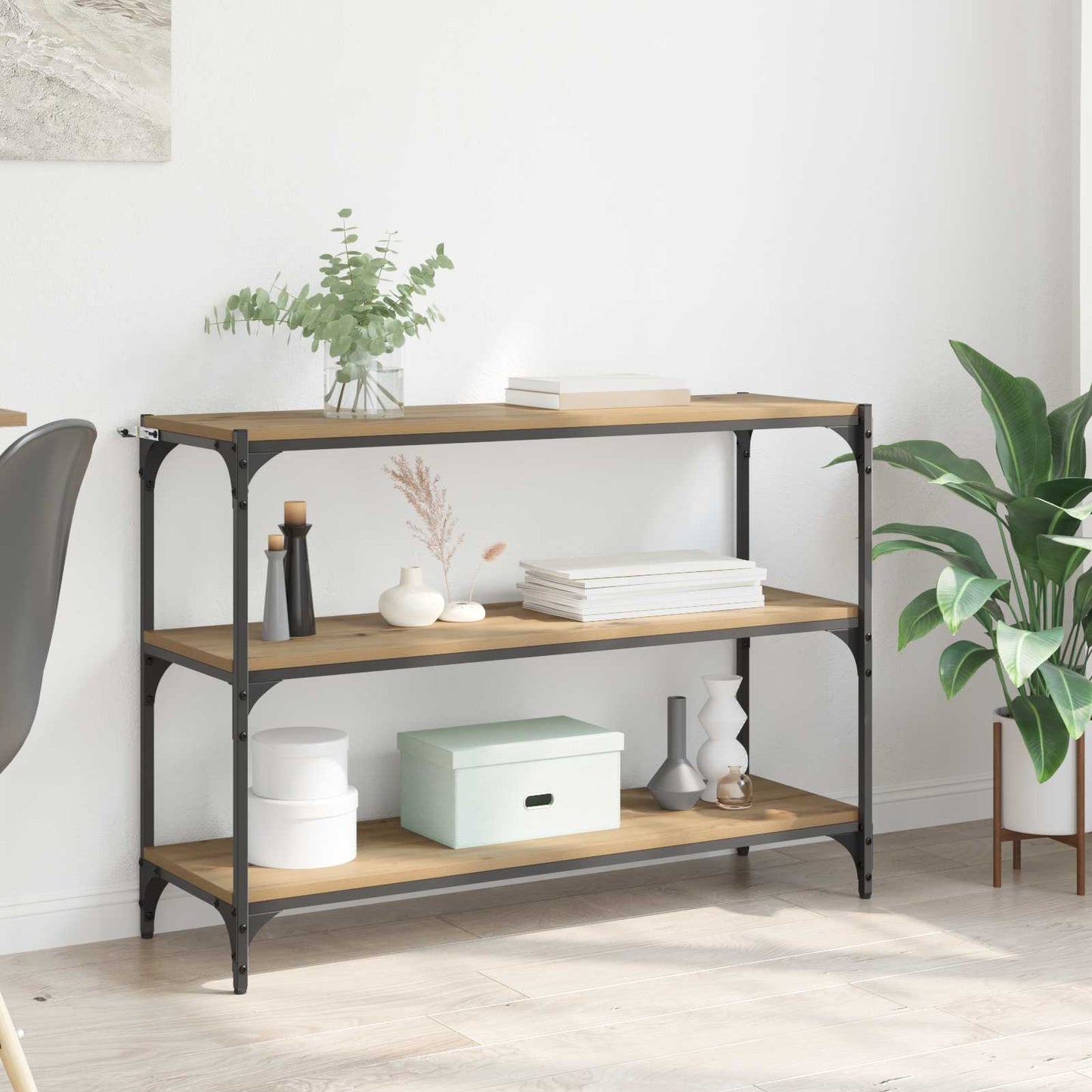 Armadio per Libri 3 livelli 100 x 33 x 70,5 cm | homemem39