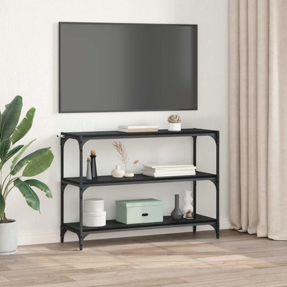 Armadio per Libri Rovere nero 100 x 33 x 70,5 cm | homemem39