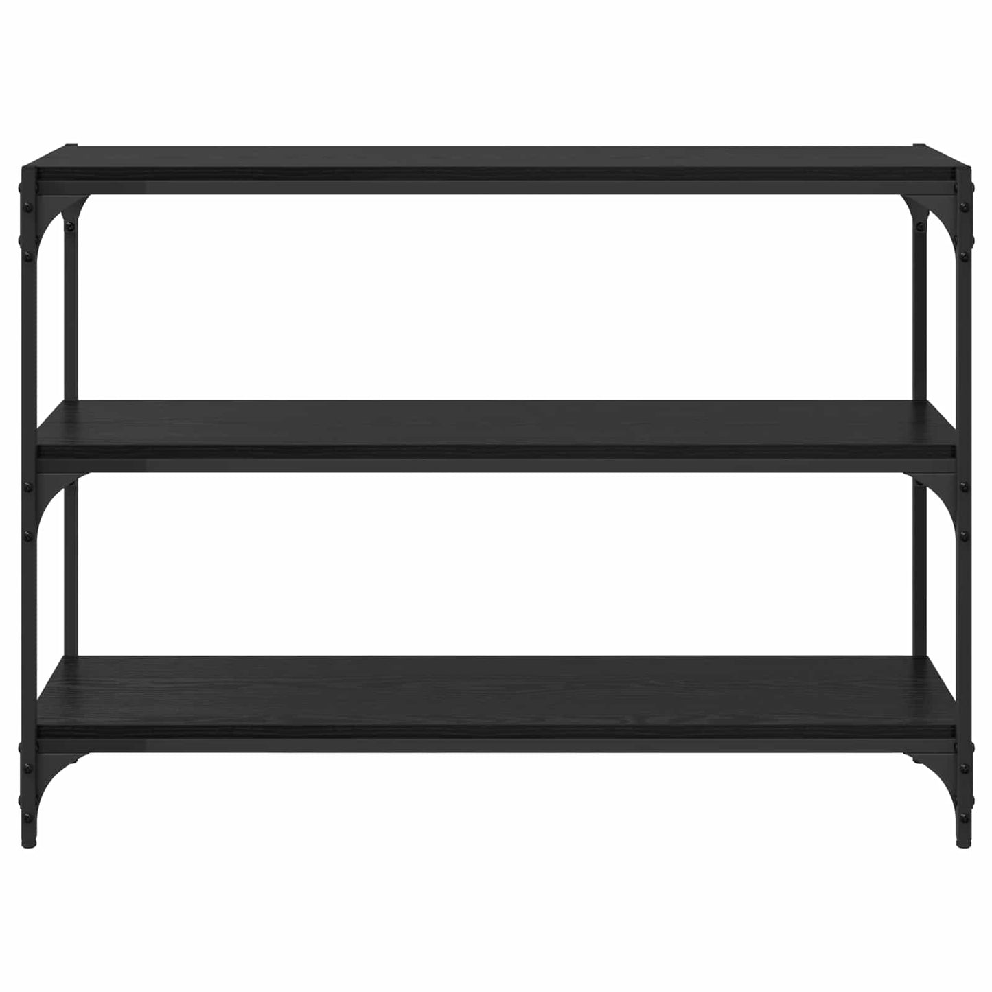 Armadio per Libri Rovere nero 100 x 33 x 70,5 cm | homemem39