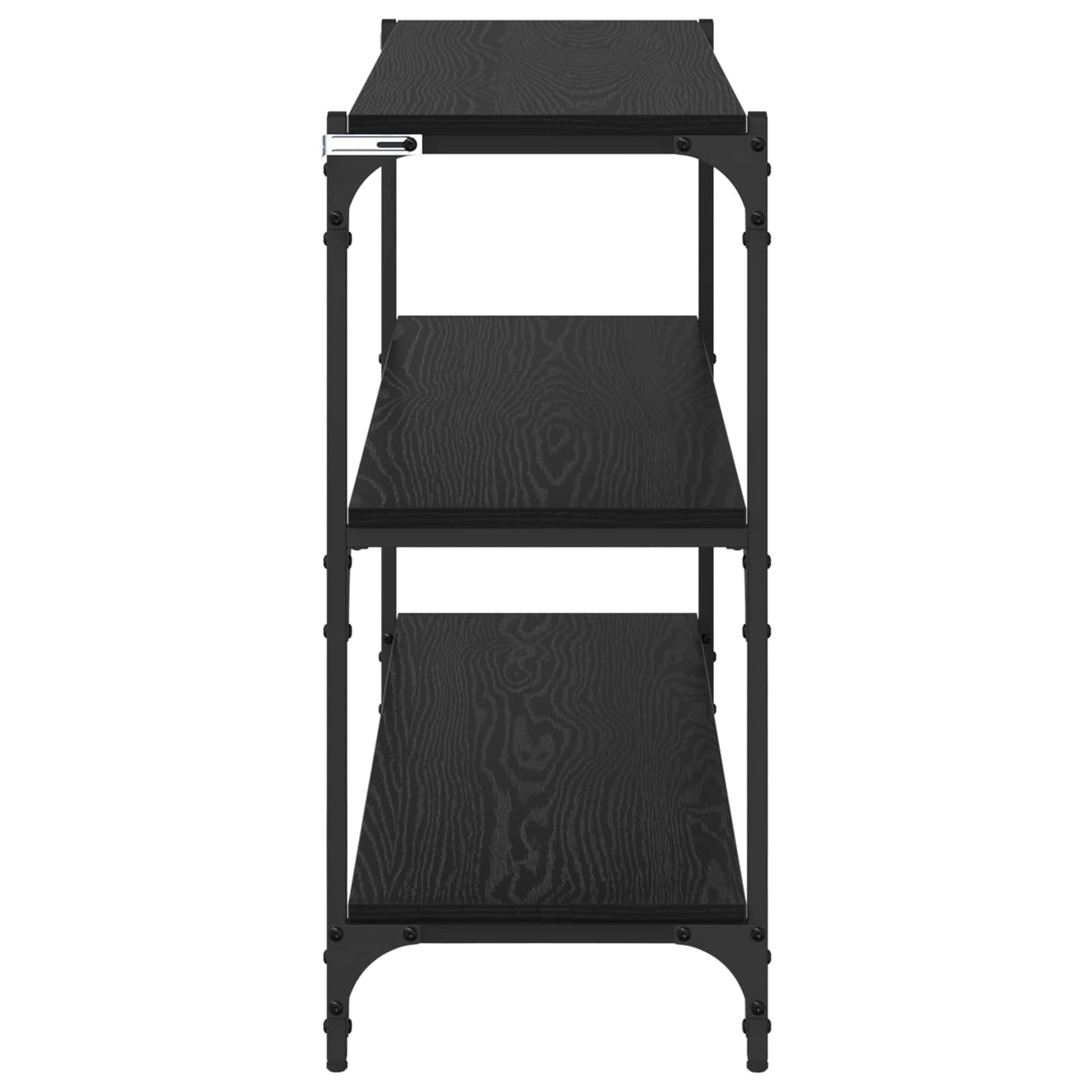 Armadio per Libri Rovere nero 100 x 33 x 70,5 cm | homemem39