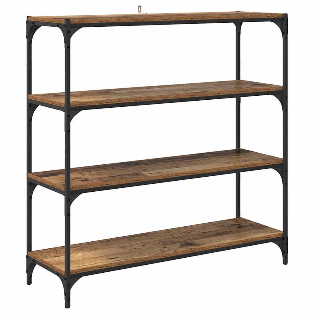 Armadio per Libri Legno vecchio 100 x 33 x 100 cm