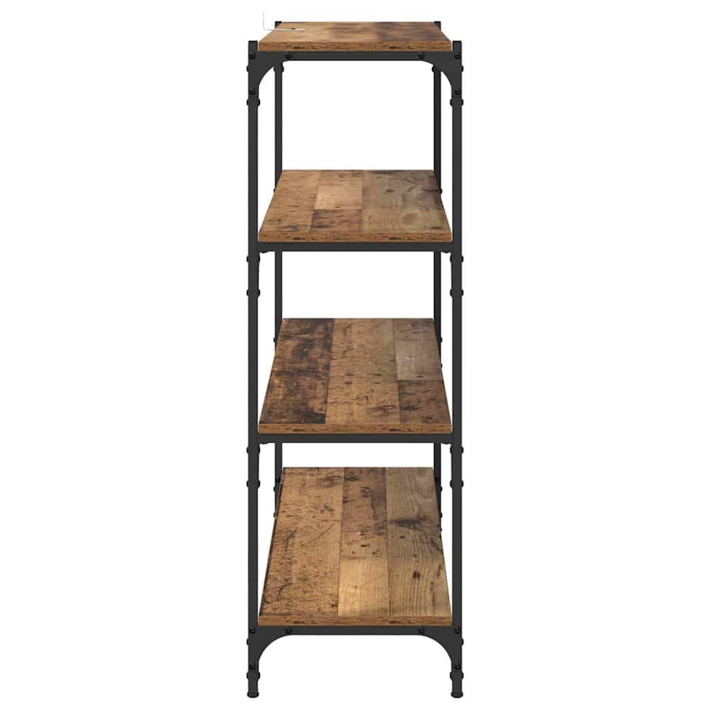 Armadio per Libri Legno vecchio 100 x 33 x 100 cm