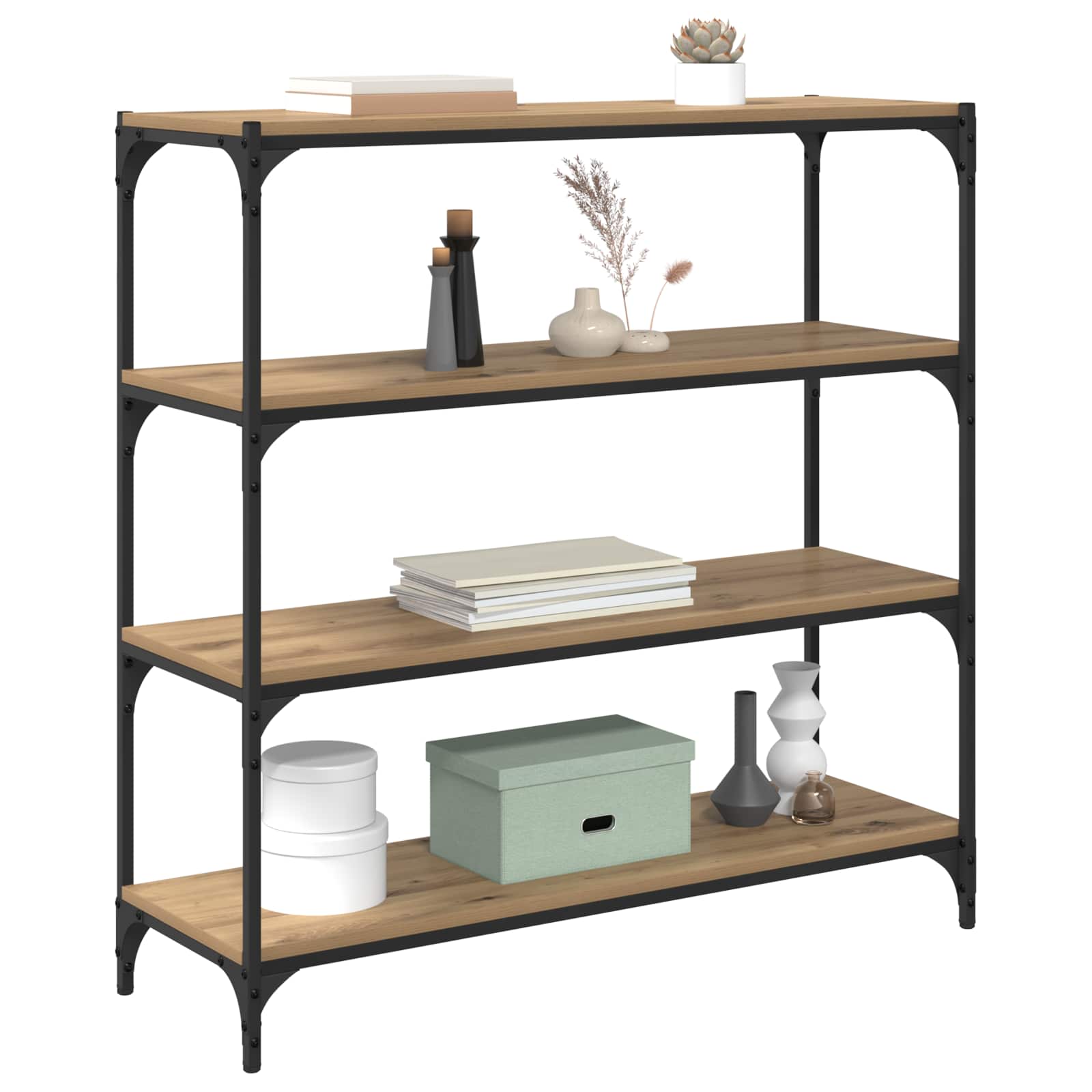 Armadio per Libri 3 livelli 100 x 33 x 100 cm | homemem39
