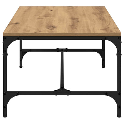 Tavolino da salotto Rovere artigianale 100 x 50 x 35 cm