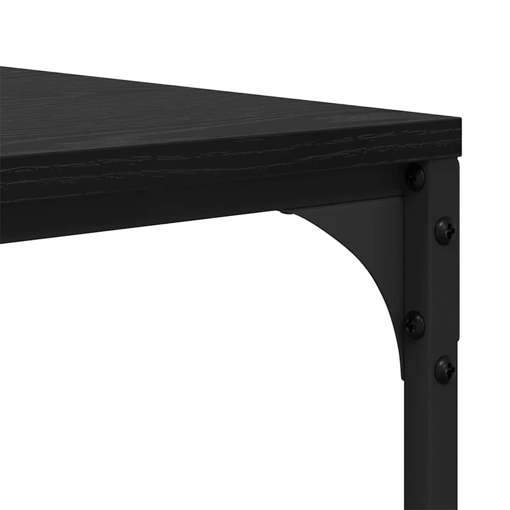 Tavolino da salotto Rovere Nero 100 x 50 x 35 cm