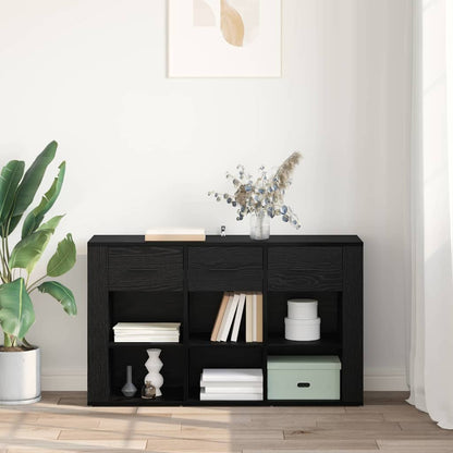 Credenza Rovere Nero 100 x 30 x 59,5 cm Legno multistrato