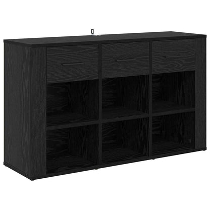 Credenza Rovere Nero 100 x 30 x 59,5 cm Legno multistrato
