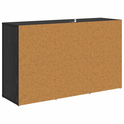 Credenza Rovere Nero 100 x 30 x 59,5 cm Legno multistrato