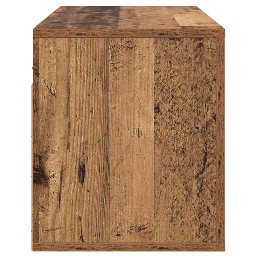 Mobile TV da parete Legno vecchio 80 x 34,5 x 40 cm