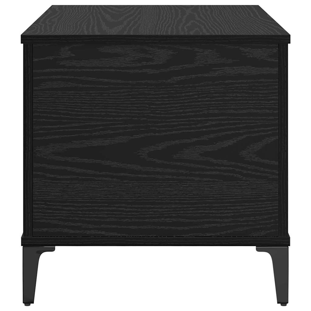 Tavolino da salotto Rovere Nero 60 x 44,5 x 45 cm