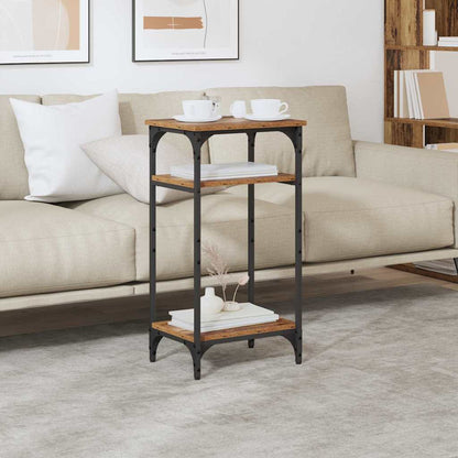 Tavolo laterale Legno vecchio 40 x 30 x 75 cm Legno multistrato