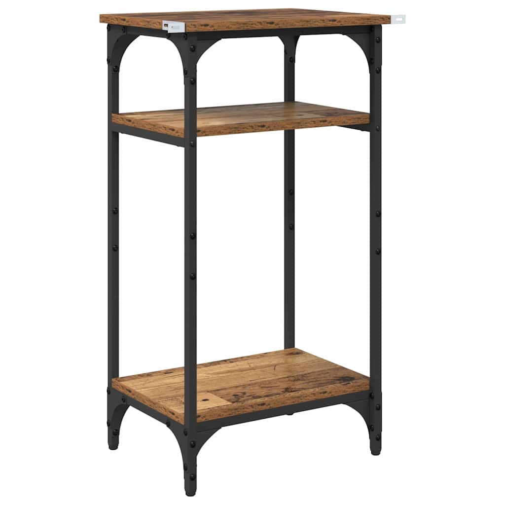 Tavolo laterale Legno vecchio 40 x 30 x 75 cm Legno multistrato