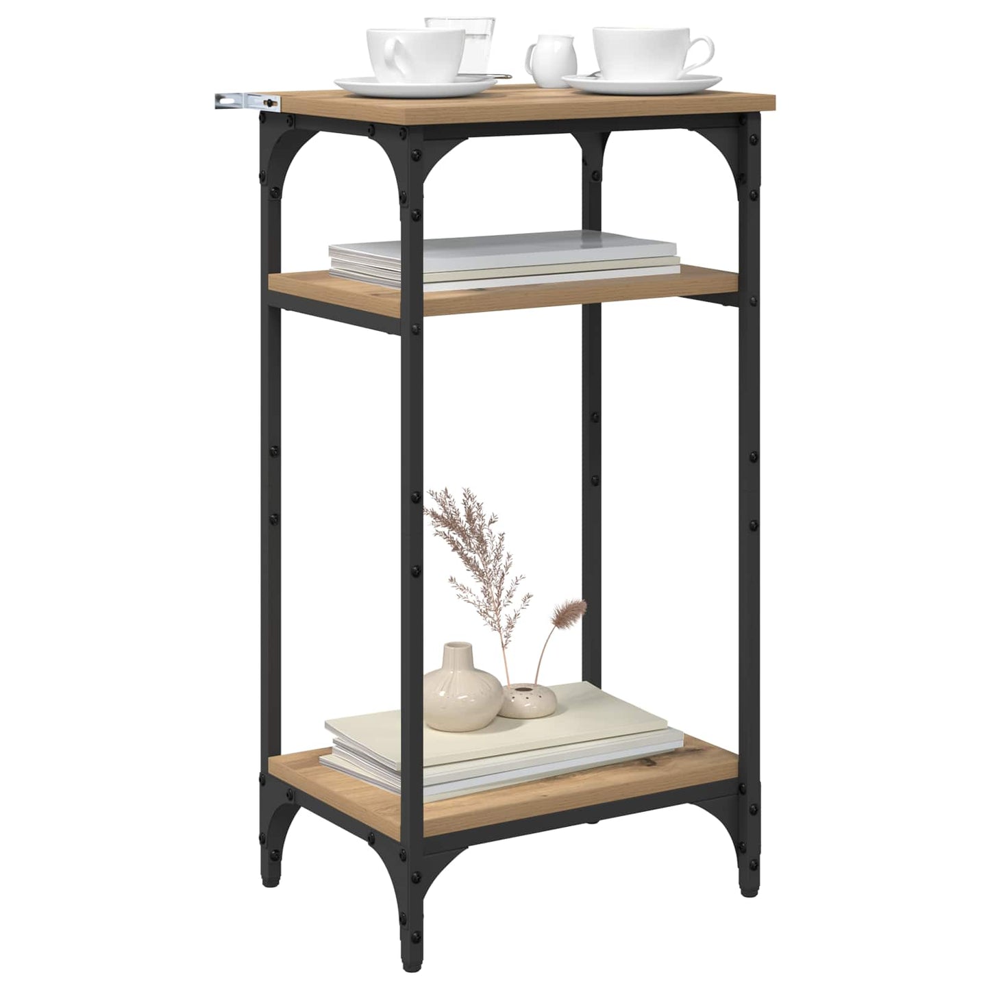 Tavolo laterale Rovere artigianale 40 x 30 x 75 cm | homemem39