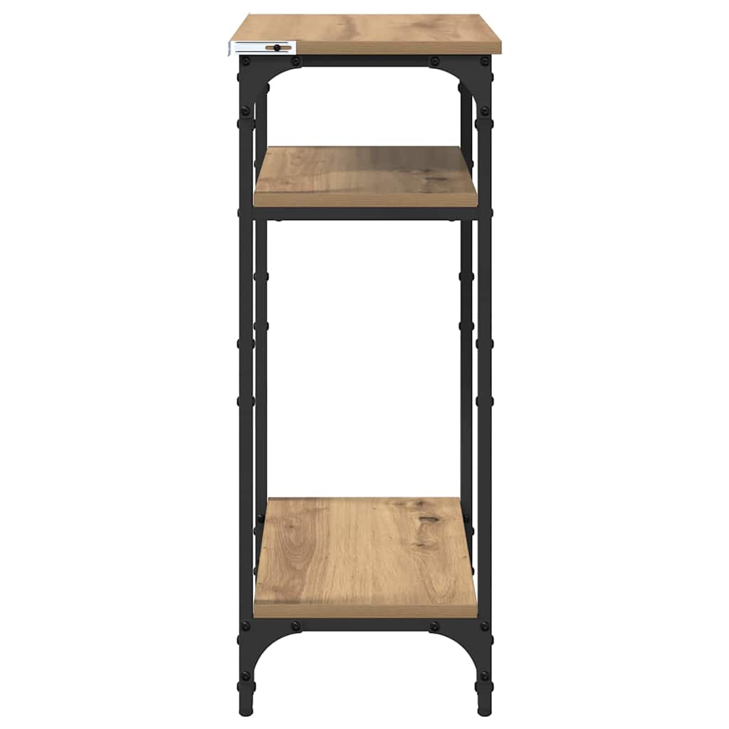 Tavolo laterale Rovere artigianale 40 x 30 x 75 cm