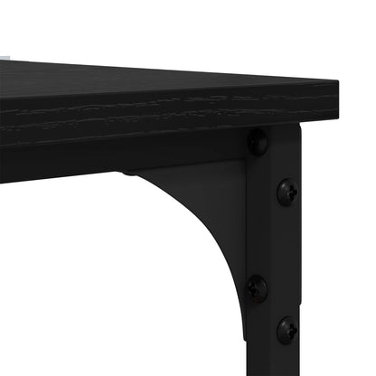 Tavolo laterale Rovere Nero 40 x 30 x 75 cm Legno multistrato | homemem39