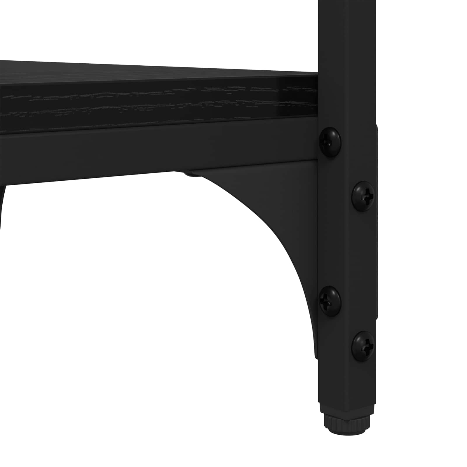 Tavolo laterale Rovere Nero 40 x 30 x 75 cm Legno multistrato | homemem39