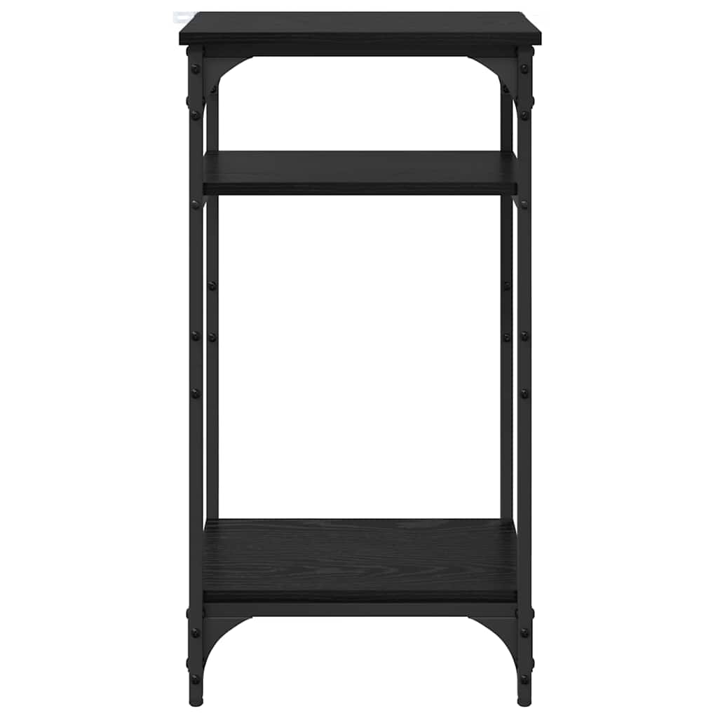 Tavolo laterale Rovere Nero 40 x 30 x 75 cm Legno multistrato