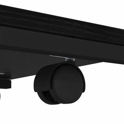 Tavolo laterale Rovere Nero 50 x 35 x 55.5 cm Legno multistrato