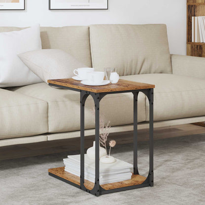 Tavolo laterale Legno vecchio 50 x 35 x 52 cm Legno multistrato | homemem39