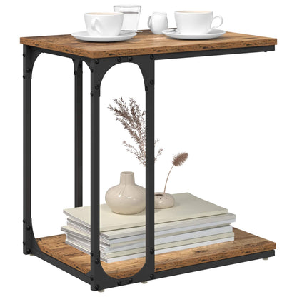 Tavolo laterale Legno vecchio 50 x 35 x 52 cm Legno multistrato | homemem39