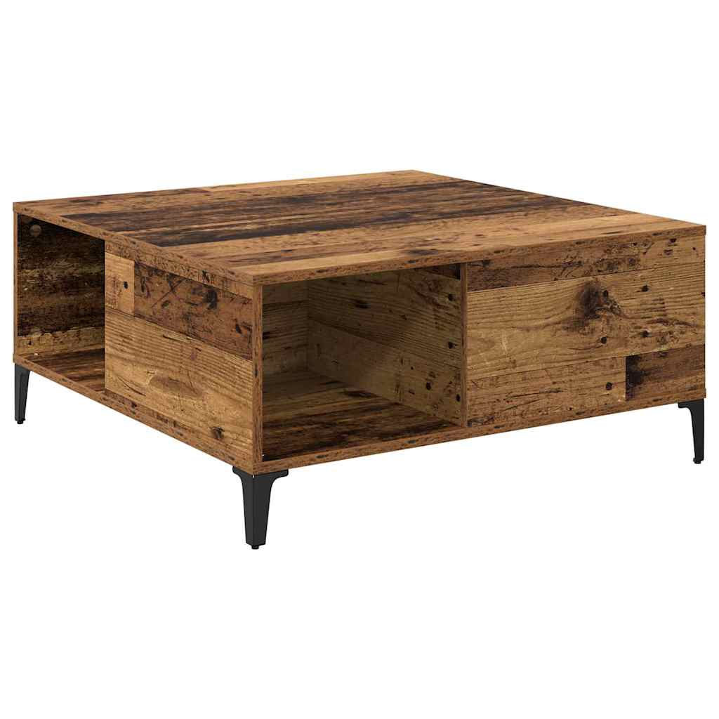 Tavolino da salotto Legno vecchio 80 x 80 x 36,5 cm