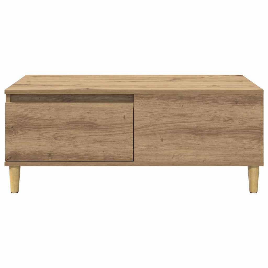 Tavolino da salotto Rovere artigianale 90 x 50 x 35 cm