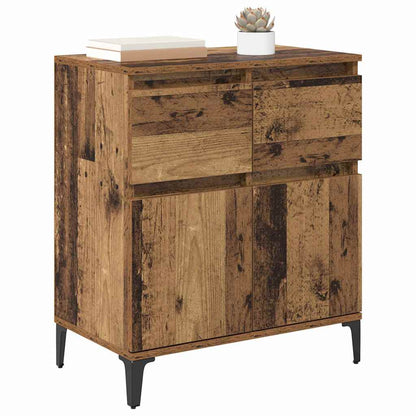 Credenza con cassetto Legno vecchio 60 x 35 x 70 cm