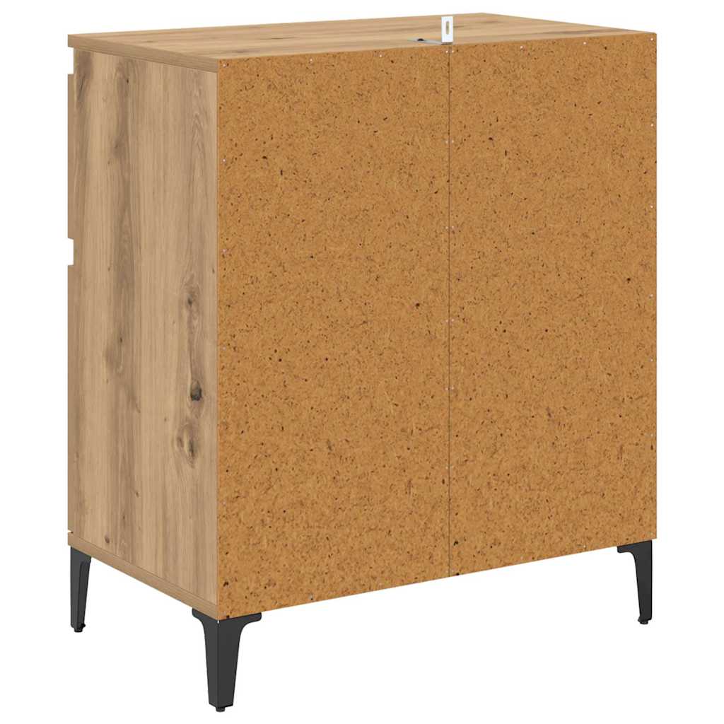 Credenza con cassetto Rovere artigianale 60 x 35 x 70 cm
