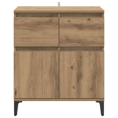 Credenza con cassetto Rovere artigianale 60 x 35 x 70 cm