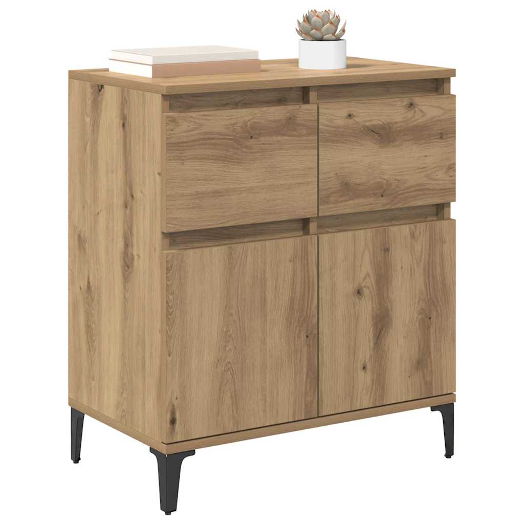 Credenza con cassetto Rovere artigianale 60 x 35 x 70 cm