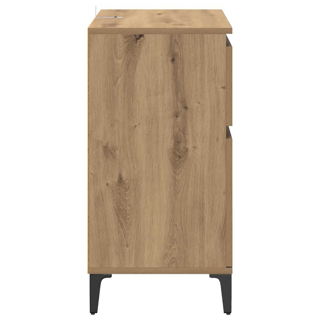 Credenza con cassetto Rovere artigianale 60 x 35 x 70 cm