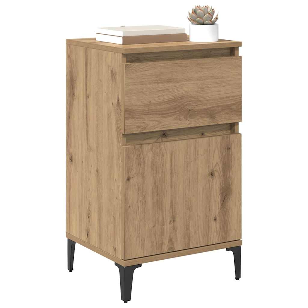 Armadio da Notte Rovere artigianale 40 x 35 x 70 cm | homemem39