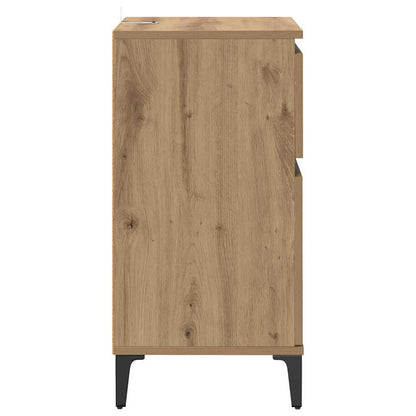 Armadio da Notte Rovere artigianale 40 x 35 x 70 cm | homemem39