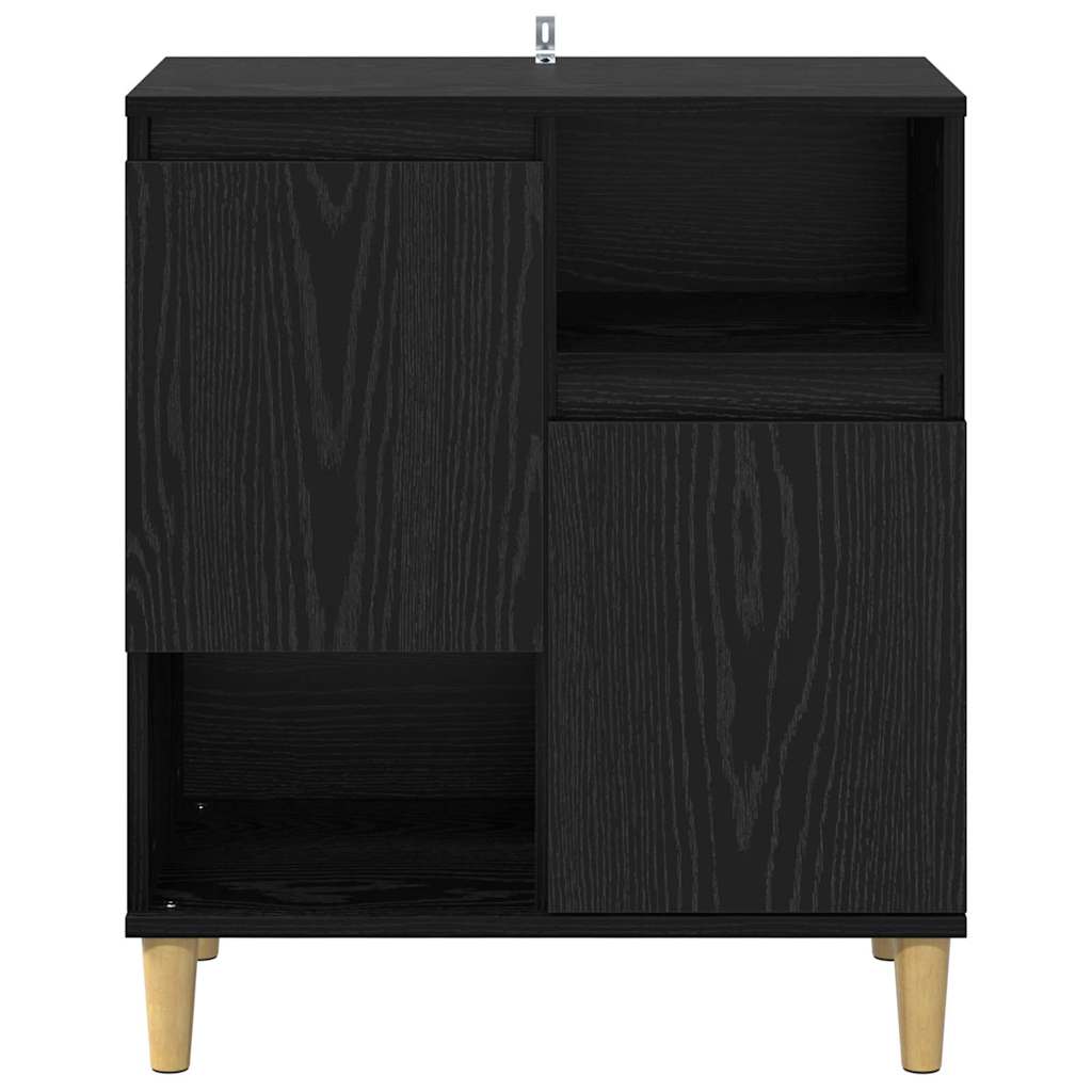 Credenza Rovere nero 35 x 60 x 70 cm Legno multistrato